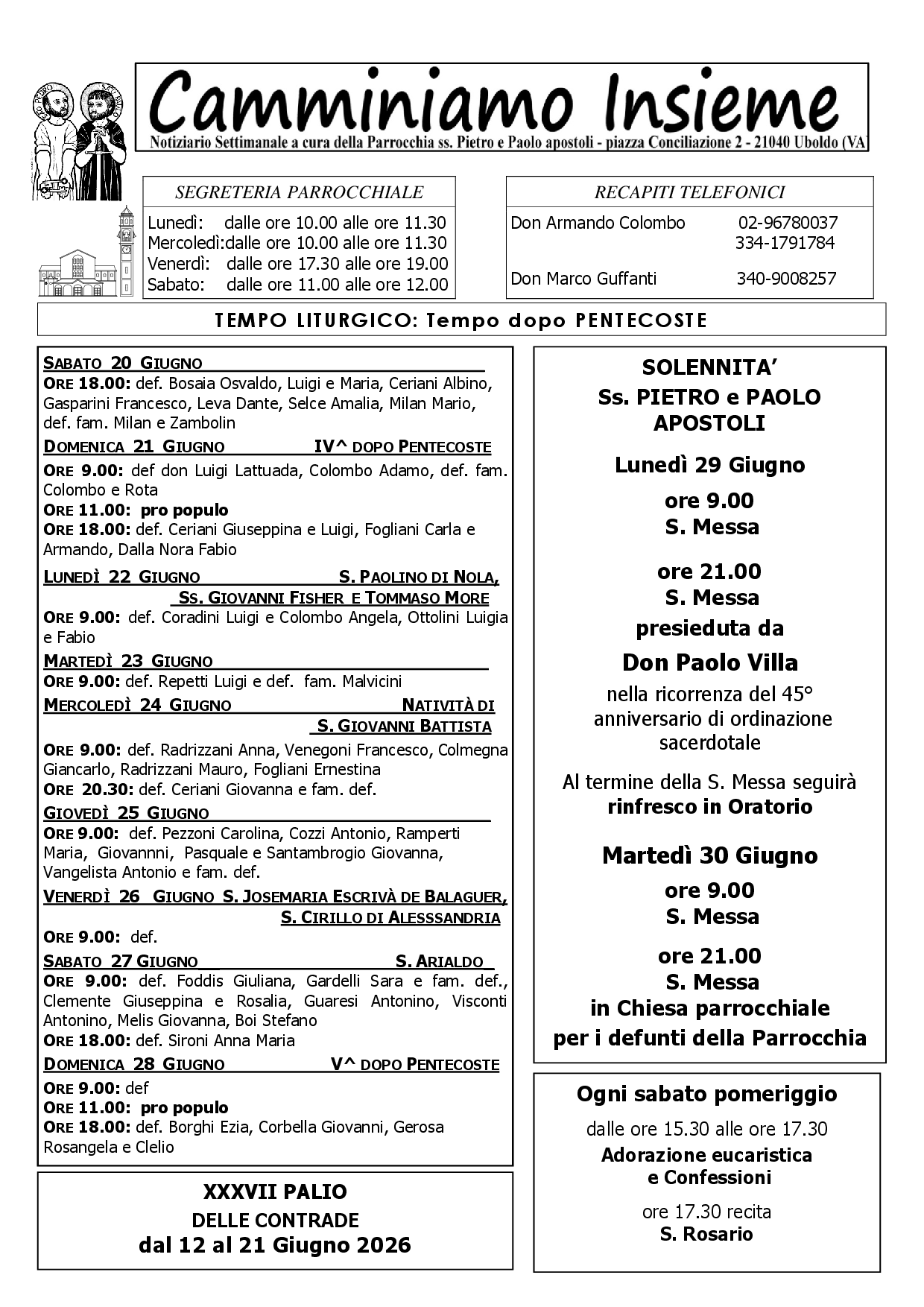 20190629 Notiziario 1 2